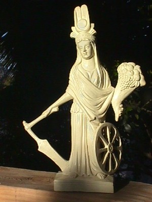 Isis fortuna statue